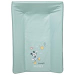 Babycalin - Matelas à langer bébé 50x70 cm Mickey Good Morning Disney Baby - Matelas à langer PVC avec appui-tête - Matelas à langer 50x70 Imperméable - Matelas à langer pour bébé 3 bords hauts