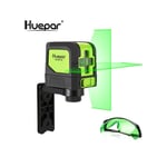 Huepar - 9011G - 2 lignes - Niveau laser à nivellement automatique niveau transversal vert