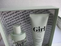 GIRL DE ROCHAS  PARIS  COFFRET 2 P EDT FEMME VAP.  60 ML+ GEL  100 ML BLISTER