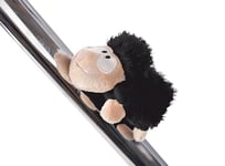 MagNICI Mouton 11cm Noir - Peluche Durable avec Aimant - Animal magnétique pour réfrigérateur, Tableau Noir, élément métallique et Beaucoup Plus, Superbe idée Cadeau