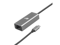 !Tb Usb C - Rj45 Adapter Grey, 10/100/1000 Mb/S