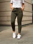 Ichi Kate Pant Cropped - Dame - Grønn - XXXL