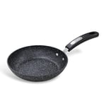 Scoville NEVERSTICK 20cm Frying Pan, Small Non-Stick Frying Pan, Suitable for All Hobs Including Induction, Rapid Heat Conduction, PFOA Free, Non Toxic, Toughened Aluminium, Black