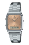 Casio Vintage Light Copper Dial Quartz Casual Unisex Watch AQ-230A-4AMQY