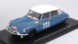 Citroen Ds19 #233 2nd Monte Carlo 1963 P.Toivonen / A. Jarvi 1:43 Model S5531