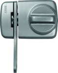 ABUS 589249 7530 S Verrou de porte avec bouton pour portes fines Argenté