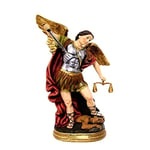 DRW Figure de l'archange Saint Michel avec Balance 40 cm de Haut