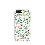 BABACO ERT Group Coque de téléphone Portable pour Iphone 7 Plus/ 8 Plus Original et sous Licence Officielle Motif Flowers 042 Parfaitement adapté à la Forme du téléphone Portable, Coque en TPU