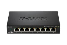 D-Link DGS 108 - switch - 8 porte - ikke administreret