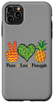 Coque pour iPhone 11 Pro Max Peace Love Ananas - Funny Ananas Summer