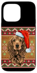 Coque pour iPhone 14 Pro Max Enjoy Christmas New Year Present T-shirt, Xmas Santa Dog Fun