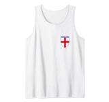 Football Team Fan Jersey St. George's Cross Flag England Tank Top