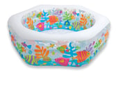 Intex 56493N, Inflatable Pool, Sekskantet, Flerfarvet, 6 År, 355,6 Mm, 406,4 Mm