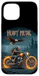 Coque pour iPhone 15 Heavy Metal Thrash Hard Rock Horreur Rocker Tenue moto