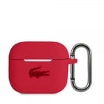 Lacoste AirPods 3 Skal Liquid Silicone Glossy Logo Röd