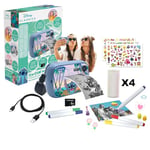 Lexibook, Disney Stitch, Appareil Photo StarCAM Print avec imprimante instantanée, Fonctions Photo et vidéo, Carte Micro-SD 32Go et kit de Personnalisation des Photos Inclus, DJ150D