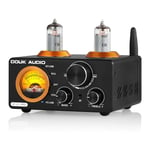 200W HiFi Tube Amplifier, Mini Bluetooth 5.0 Stereo Receiver, VU Meter DAC