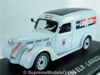 FIAT 1100 ELR LAVAZZA VAN MODEL 1950 1/43RD SIZE ALTAYA/IXO VERSION R0154X{:}