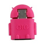 Northix - Adaptateur otg - usb à l'adaptateur micro-USB - Rose