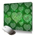 tapis de souris souple c?ur cadeau saint valentin motif artistique mousepad pour pc fixe portable travail love amitie amour