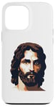 Coque pour iPhone 13 Pro Max Jésus est le Fils de Dieu. Chrétien, Évangile, Foi, Religieux