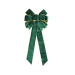 1/2/3/5 Chic Christmas Door Bow dekorativt hänge för bakgård Green 1 Pc