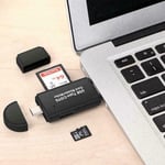 Type C Micro USB & USB TF Card Reader 3 in 1 OTG Adapter For Samsung Huawei