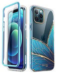 i-Blason Cosmo Series Slim Full-Body Protective Case for 6.7-Inch iPhone 12 Pro Max (2020 Release), Butterfly