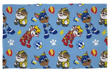 Paw Patrol Mighty Pups Flannel Fleece Blanket Bed Throw Chase Marshall Rubble