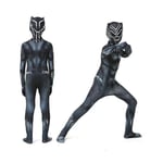 Kids Boy Black Panther Costume Superhero Cosplay Party Dress 125-135cm 135-145cm