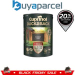 Cuprinol 5092434 Ducksback 5 Year Waterproof for Sheds & Fences Forest Oak 5 lit