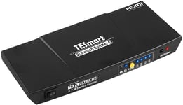 NÖRDIC HDMI Switch 2xPC til 4x skjermer 4K30Hz UHD CEC 3D HDCP1.4 for PC, PS5, Xbox og bærbar PC