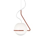 Foscarini Tonda Taklampe Stor Oransje/ Hvit