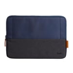 Trust Lisboa Housse Ordinateur Portable 13.3 Pouces, Pochette en Plastique Recyclé, Sacoche Voyage PC Homme Femme Collège Loisir Affaire Travail Lenovo ASUS HP Dell Acer MacBook - Bleu