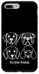 iPhone 7 Plus/8 Plus Dog Face Breeds Fur-Ever Friends Cute Puppy Pet Lover Case