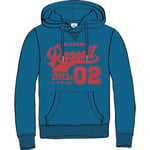 RUSSELL ATHLETIC A10142-S9-116 Original-Pull Over Hoody Sweatshirt Homme Blue Sapphire Taille M