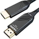 KabelDirekt – Câble HDMI 8K – 100 m – Optical, conçu en Allemagne avec 0% de perte de signal (8K@60Hz, câble HDMI flexible à fibre optique)