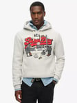 Superdry Relaxed Fit Hoodie, Glacier Grey Marl