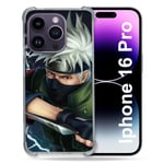 Cokitec Coque Renforcée pour Apple Iphone 16 Pro Manga Naruto Kakashi