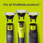 3-pack rakblad kompatibla med Philips Oneblade Replacement One Blade Pro Blades Herr （Modell QP25XX QP26XX QP65XX ） T shape