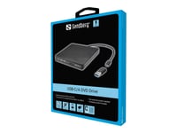 Sandberg - Diskenhet - Dvd±Rw (±R Dl) / Dvd-Ram - Usb-C - Extern