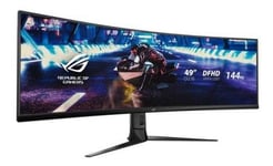 49" Asus ROG Strix XG49VQ, Curved 1800R VA 3840x1080, 4 ms, 144Hz FreeSync, 2xHDMI/DP, högtalare, USB-hub