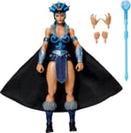 Masters of the Universe Masterverse Démonia Figurine articulée de méchante New Eternia de 18 cm, avec bâton à orbe et 30 Points d’Articulation, JBP77