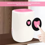 (Pink UK Plug)Electric Mini Dehumidifier Basement Dehumidification Machine SG