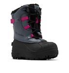 Columbia Youth Unisex Little CHILDRENS BUGABOOT CELSIUS Boots, Graphite, Wild Fuchsia, 12