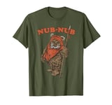 Star Wars Ewok Nub Nub Text Portrait T-Shirt