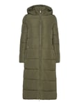 Onlanna X Long Hood Puffer Coat Cs Otw Green ONLY