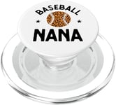 Baseball : grand-mère, grand-mère, imprimé léopard, Grandma Sport PopSockets PopGrip pour MagSafe