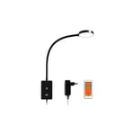 Lampe de Lecture Livre Murale de Chevet led avec Télécommande Sans Fil et Port de sortie usb, Lampe Liseuse led Dimmable pour Lit, Éclairage Blanc