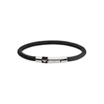 Emporio Armani Bracelet Pour Homme , Longueur Intérieure : 190mm Bracelet En Acier Inoxydable Noir, EGS1624001